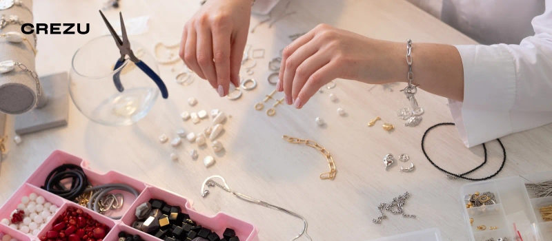 Prezent na święta dla dziewczyny - Zestaw do tworzenia biżuterii DIY