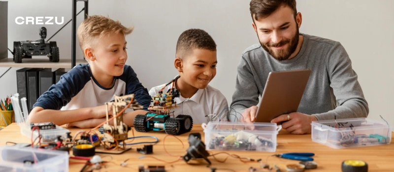 Prezenty świąteczne dla chłopców - Zestaw do tworzenia robotów