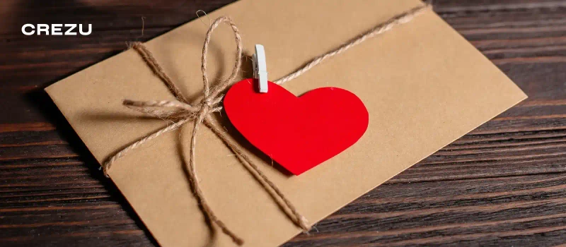 Romantyczne pomysły na prezenty świąteczne - Zestaw do pisania listów miłosnych